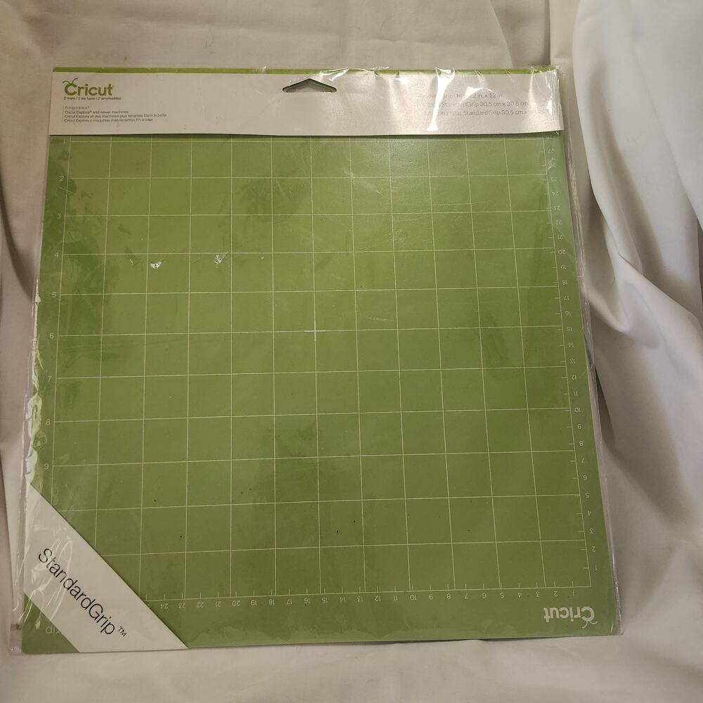 Cricut STANDARD GREEN CUTTING MAT 12X12 2pk Maker Unopened New B9